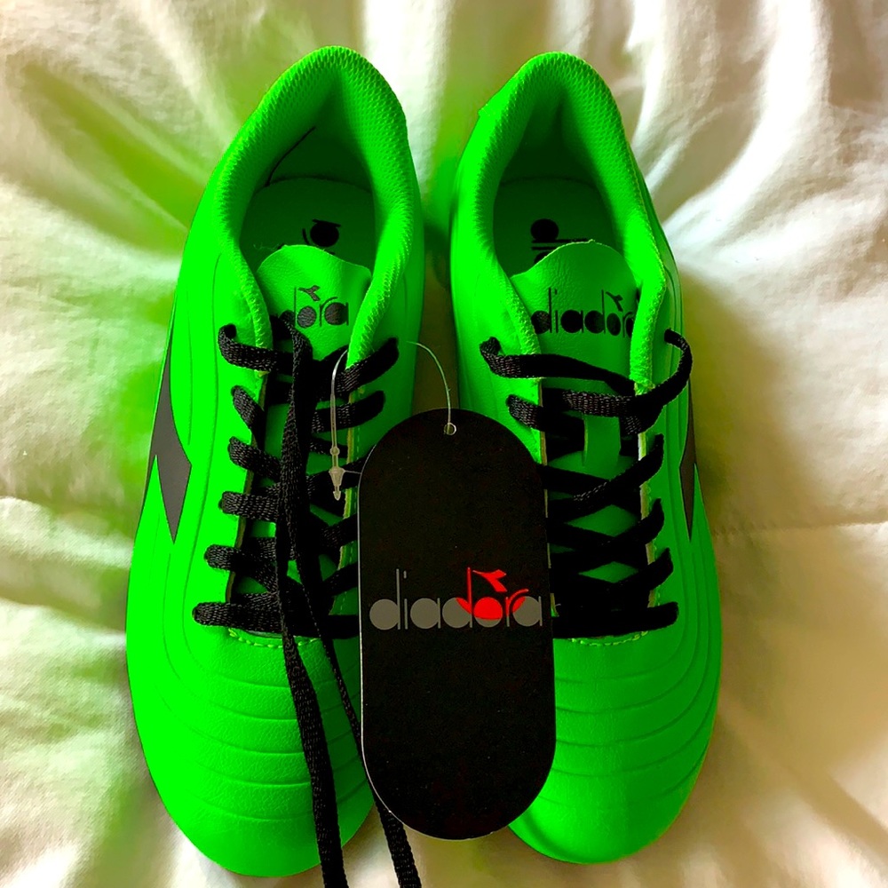 Brand new boys cleats. I guess they can be used for soccer or baseball.